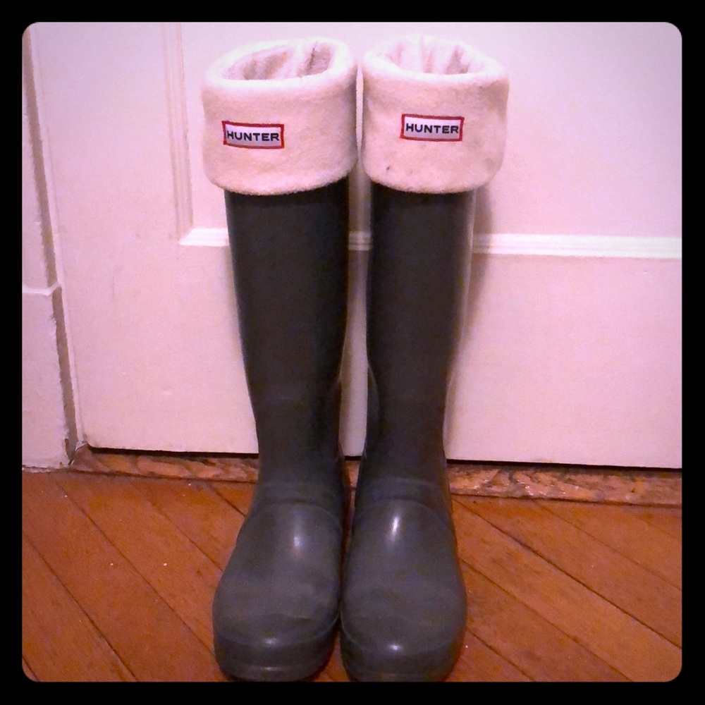 Gray Hunter Rainboots